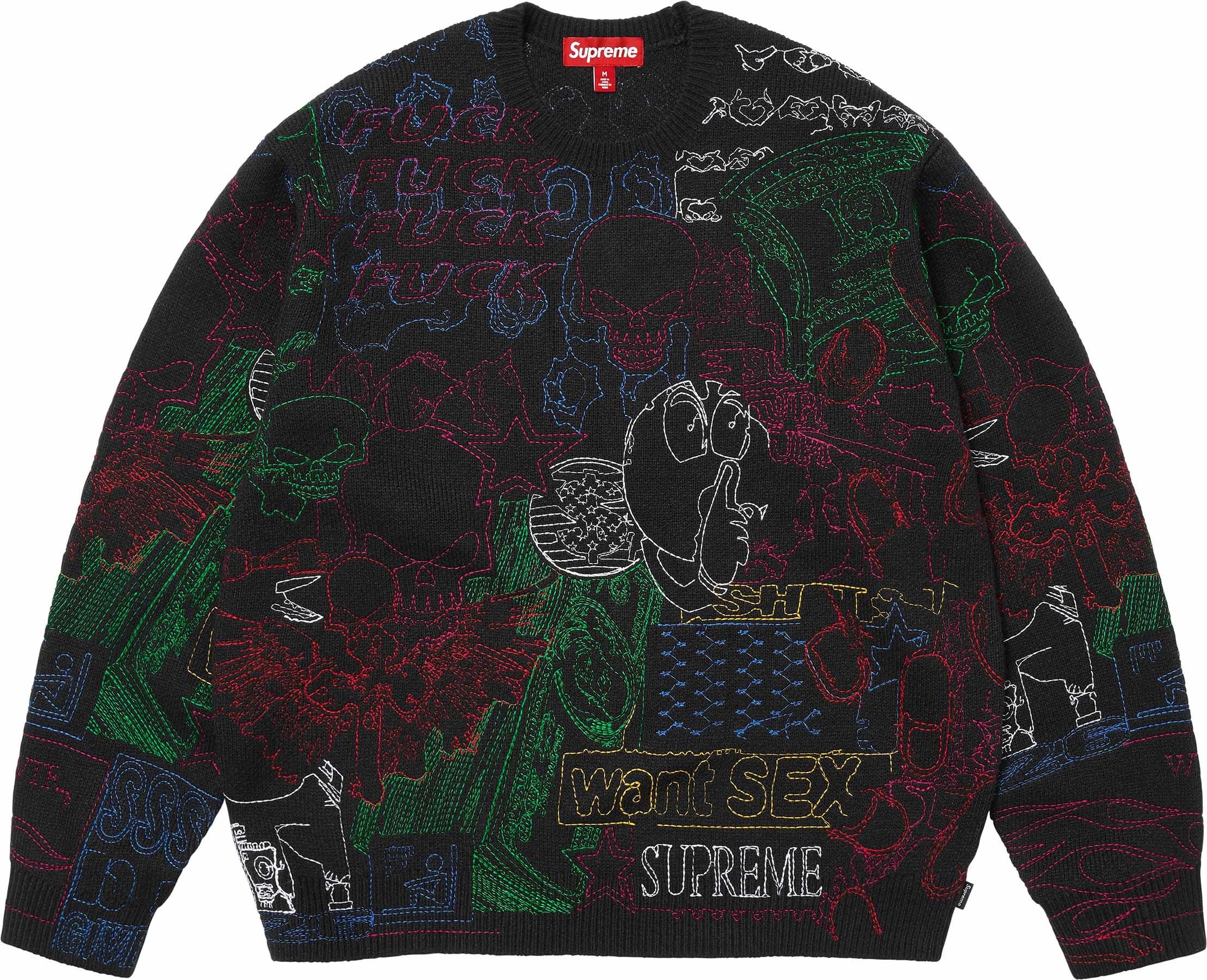 Collage Embroidered Sweater view 11